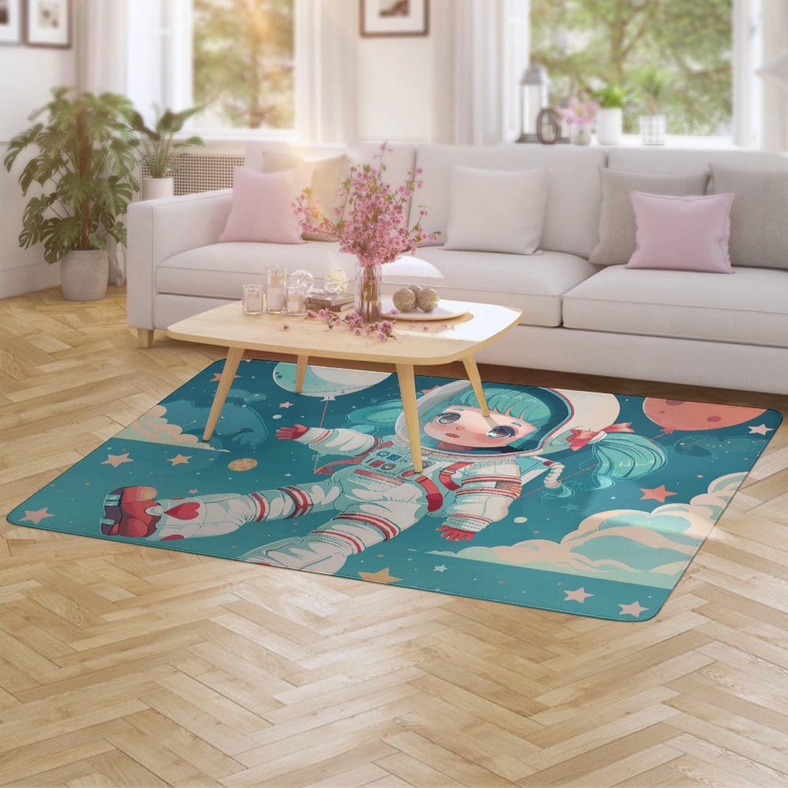 Amazon.com: Area Rugs 39x59 Inch Carpet Floating in Space Rug for